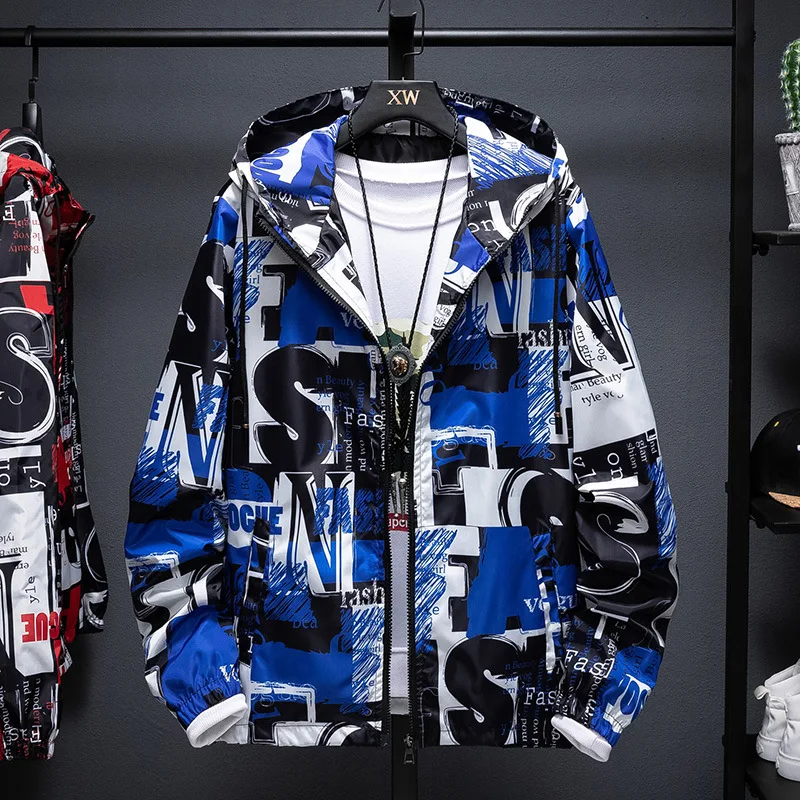 Мужская камуфляжная куртка Повседневная тонкая водонепроницаемая с капюшоном