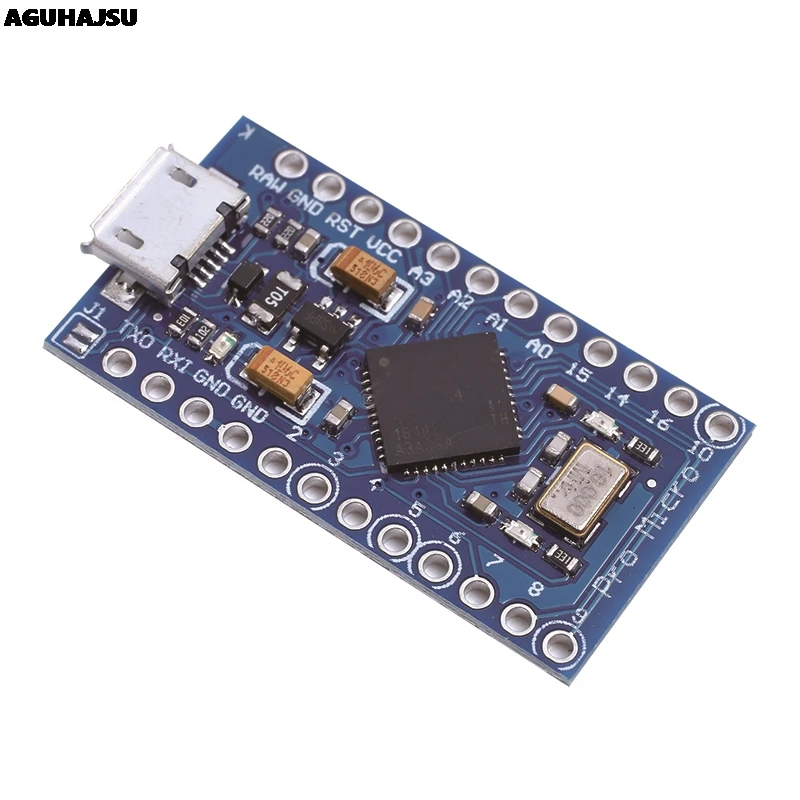 Pro Micro ATmega32U4 5V 16 МГц заменить ATmega328 для Arduino Mini с 2 Row штыревые Leonardo Usb Интерфейс |
