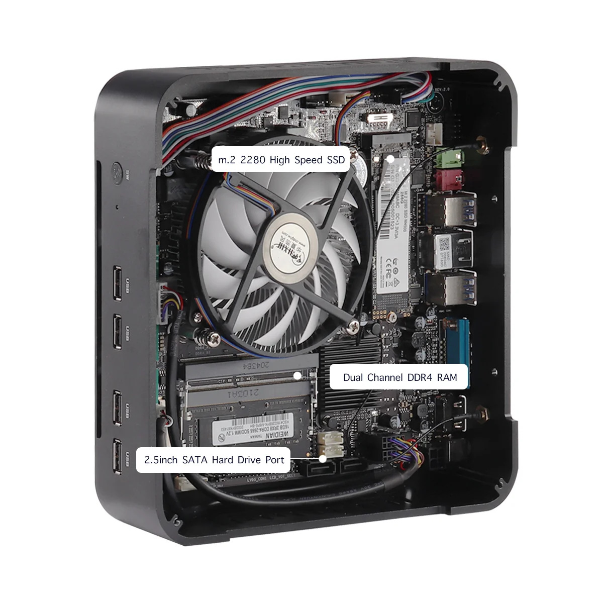 Игровой мини-ПК Nuc 11-го поколения Intel Core i7 11700 i5 11400 настольный компьютер Windows 10 Pro Dual