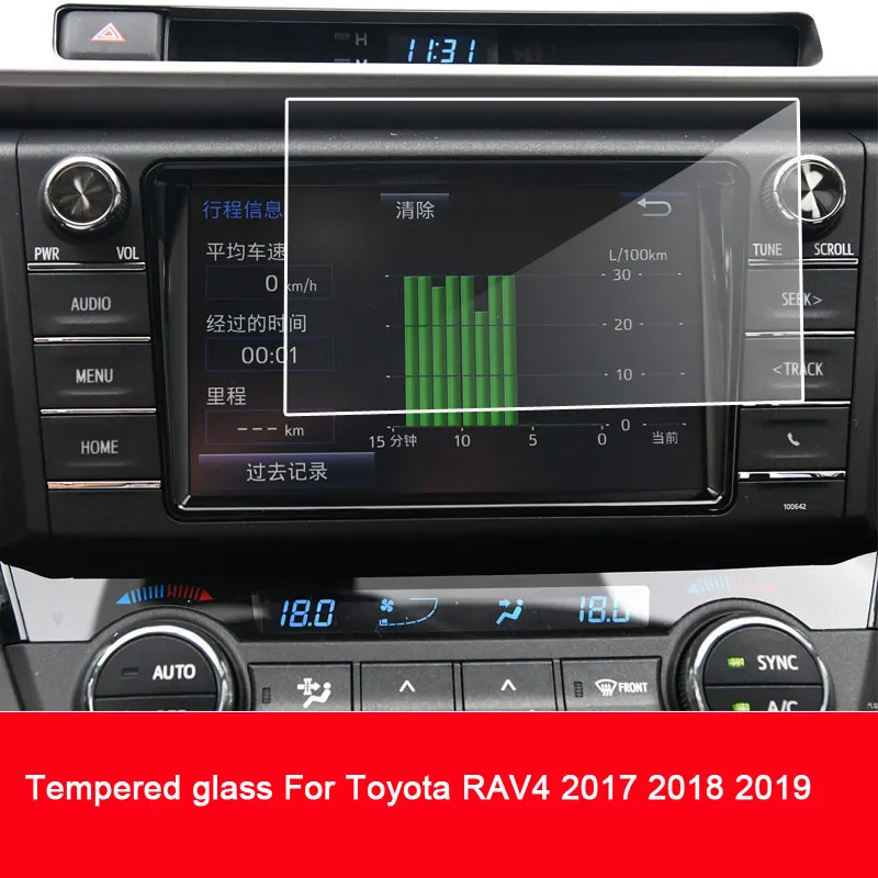 

Tempered Glass For Toyota RAV4 2017 2018 2019 GPS Navigation Screen Protector Cover Protective Film