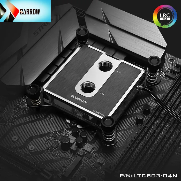 

Блок питания для процессора Barrow CPU, разъем INTEL LGA 115x1150 1151 1155 5 В, 3-контактный разъем для лампы, процессор, радиатор, 1156