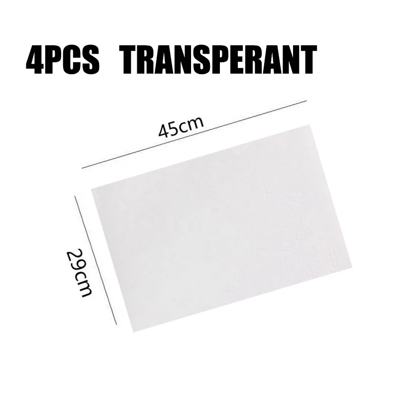 4pcs White 4PCs/set Fridge Waterproof Mats Moisture Tailorable Pad For Kitchen Refrigerator Pad Antifouling Mildew - Цвет: 4pcs White
