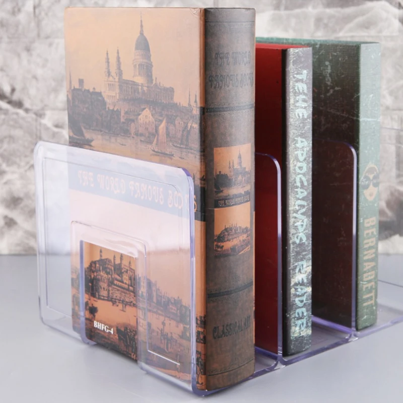 Полка для книг прозрачная из акрила настольный разделитель студентов полка