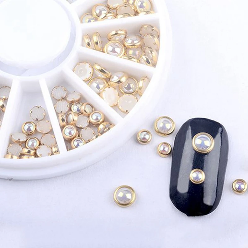 5 мм стикер для дизайна ногтей Наклейка на кончик 3D блестки маникюрные шпильки DIY