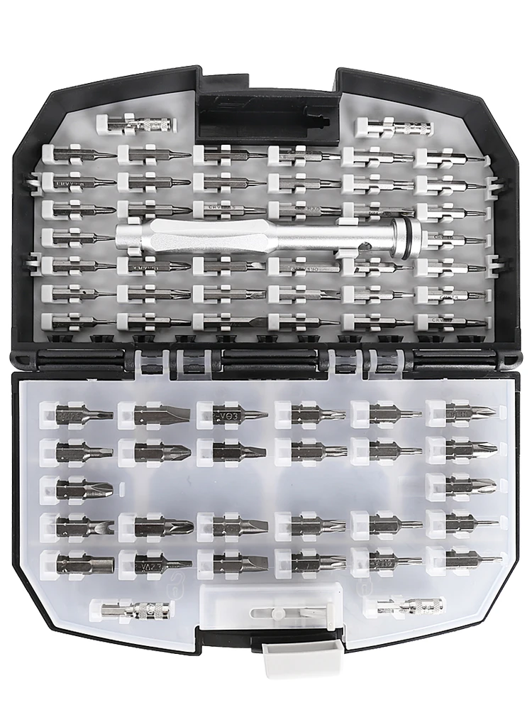 

JUNEFOR Screwdriver Set Magnetic Phillips Torx Hex H6.35/H4 Screw driver Bits Cr-V For Phone Household Digital Repair Hand Tools