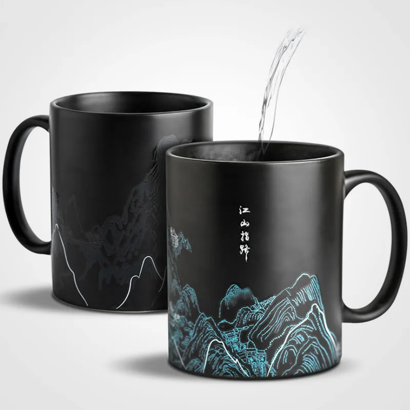 Ручная роспись керамическая кружка для кофе и молока волшебная завтрака