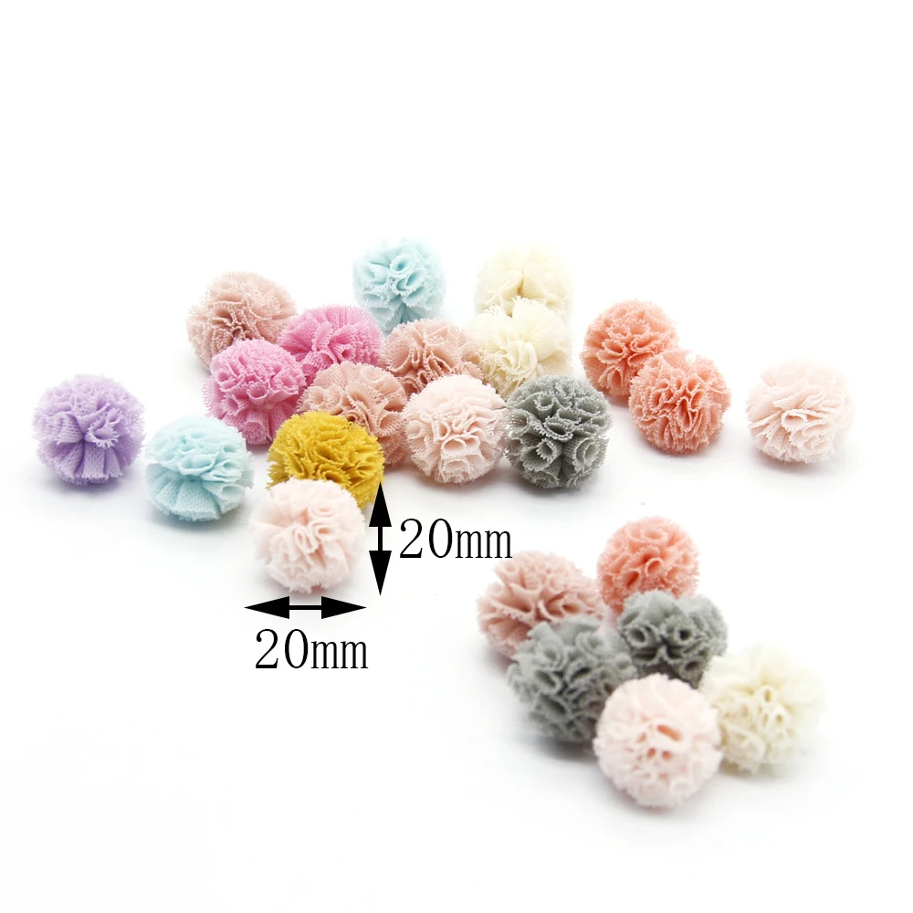 Аксессуары David 20x20 мм марлевый цветочный шарик для волос детей повязка на голову