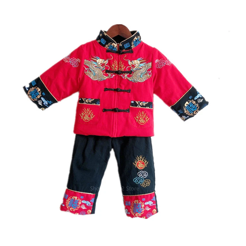 Комплект одежды для новогоднего карнавала младенцев традиционный китайский
