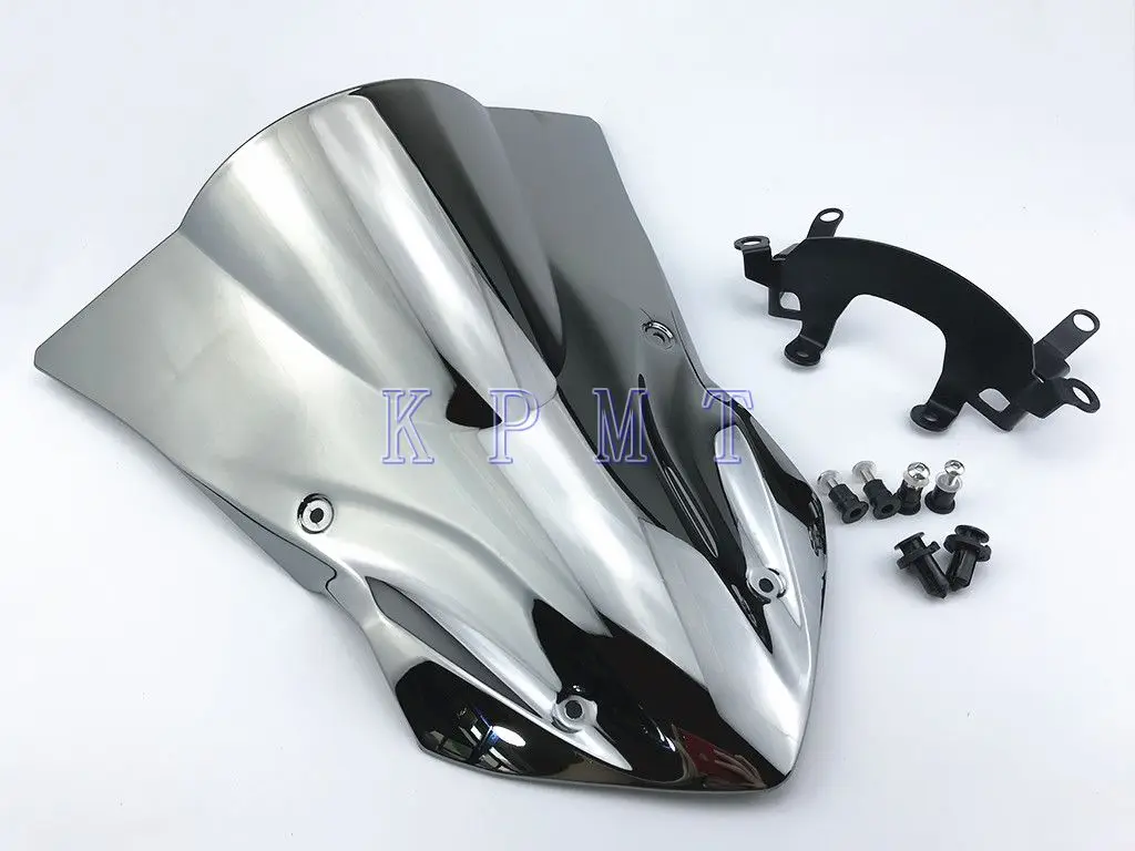 Мотоцикл PC Материал лобового стекла ветровой щиток двойной пузырь для Kawasaki Ninja Z900