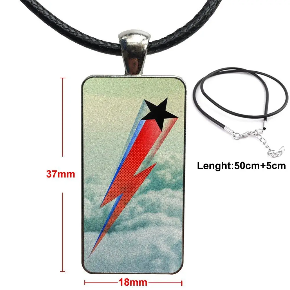 Для школьниц Maxi Good David Bowie бижутерия со стеклянными кабошонами стальной цвет с