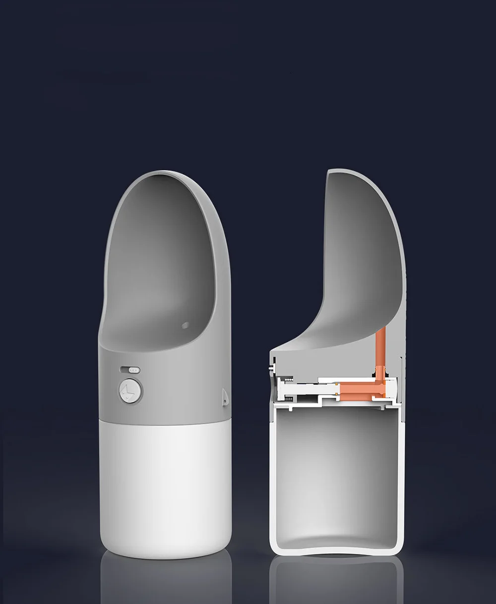 Оригинальная кружка для воды Xiaomi Rocket Pet 270 мл, портативная чашка для воды с одной кнопкой и замком для собак, кошек, уличная чашка для питья домашних животных