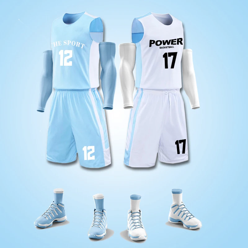 

Новый дизайн, двухсторонняя баскетбольная форма, игровая Джерси, уличная одежда, игровой костюм, командная спортивная одежда, индивидуальн...