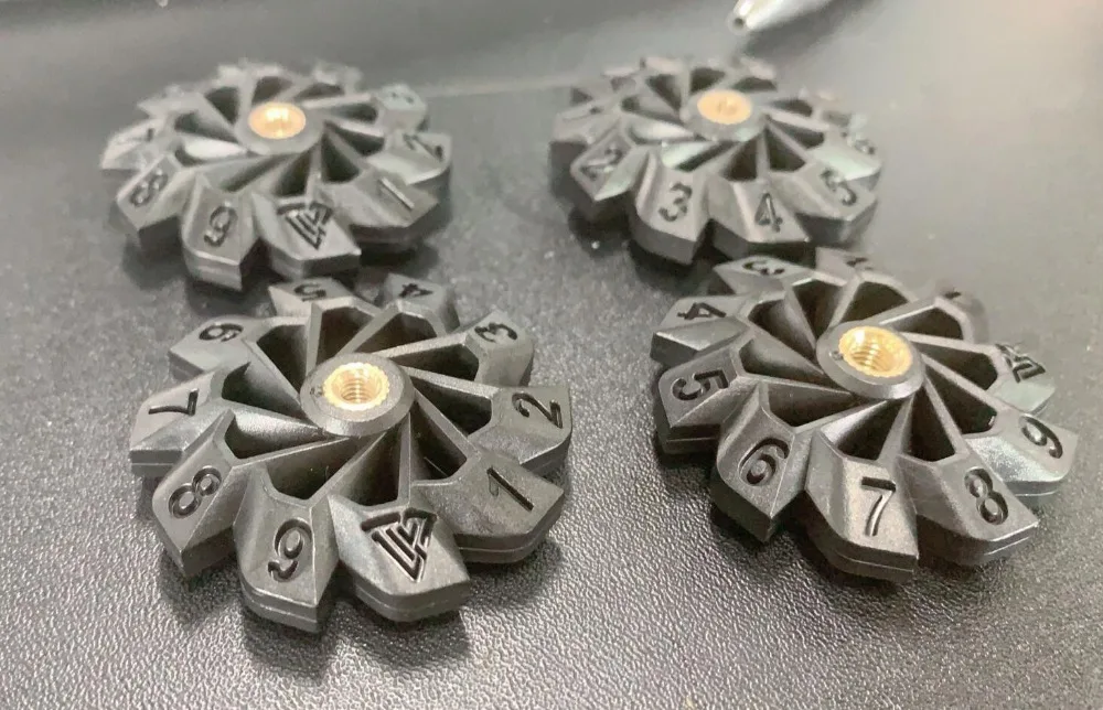 TEVO цвет красота ПЛАСТМАССЫ модель цветок винт гайка M4 в 3d принтер с подогревом кровать использование для каждого 3d принтера
