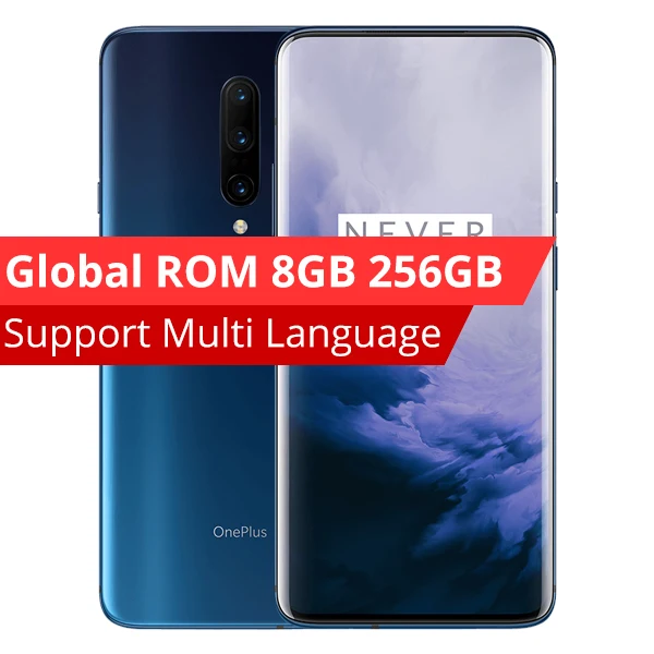 8GB 256GB Blue Oneplus 7 Pro, 6 ГБ ОЗУ, 128 Гб ПЗУ, мобильный телефон Snapdragon 855, четыре ядра, 6,67 дюймов, AMOLED, камера 48 МП, 4000 мАч, NFC - Цвет: 8GB 256GB Blue