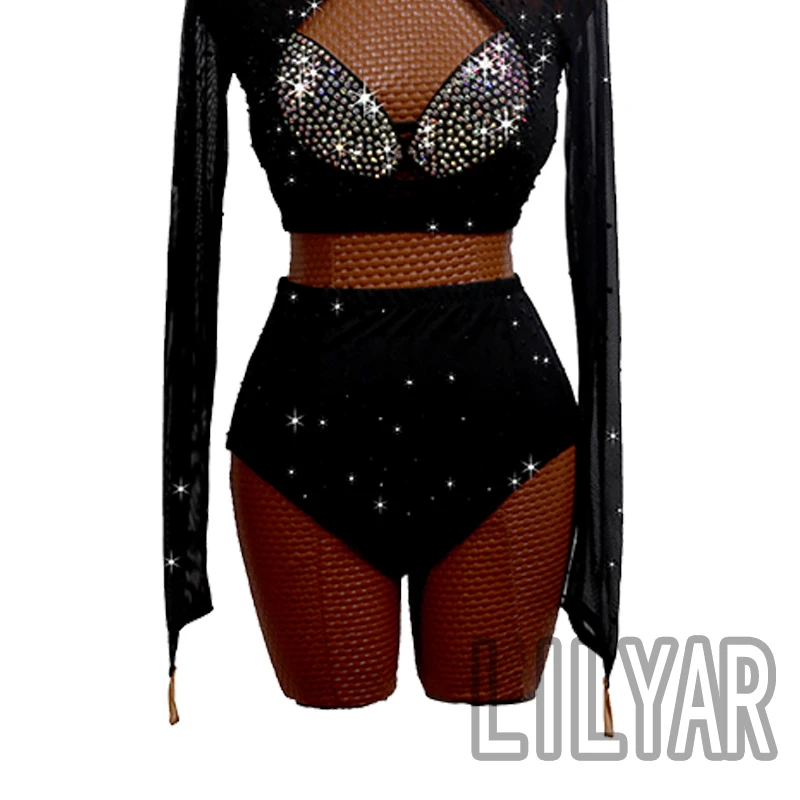 

New Latin Dance Dress Competition Dress Costumes Skirt Performing Dress Adult Customize Children Red Matador Skirt Split Skirtes