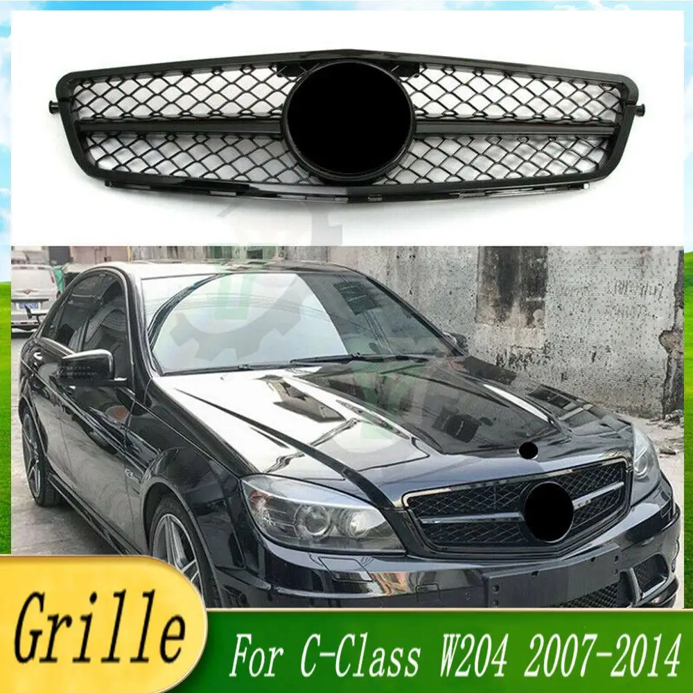 

Diamond AMG GT Style Front Bumper Grille For Mercedes C-Class W204 2008 2009 2010 2011 2012 2013 2014 C180 C200 C250 C300 C350