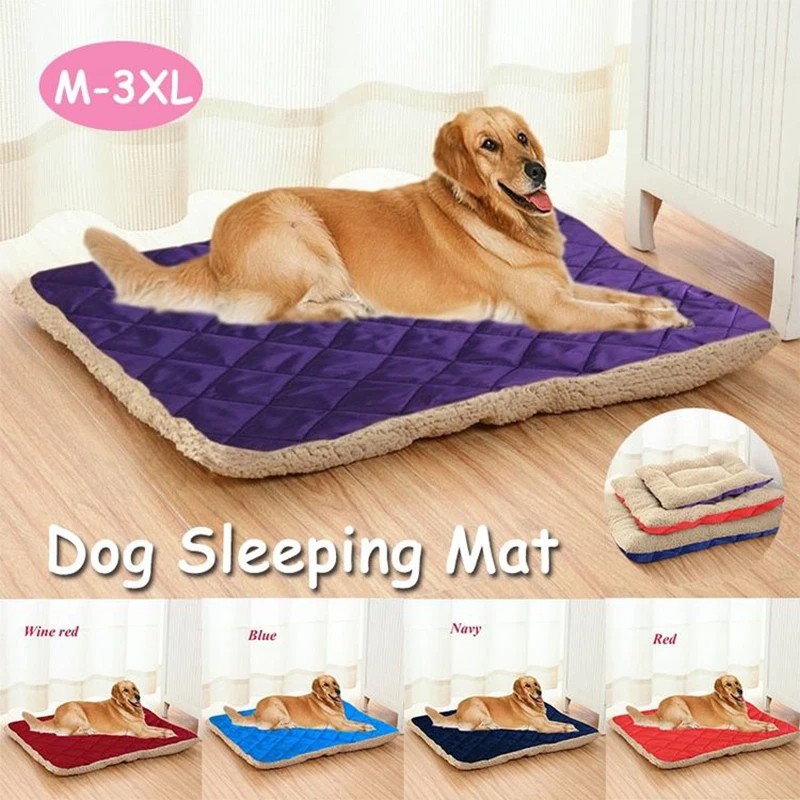 

1 предмет, модный собака кровать M-3XL для больших собак маленьких собак и кошек Щенок Кот кровать мягкая плюшевая собака спальный коврик