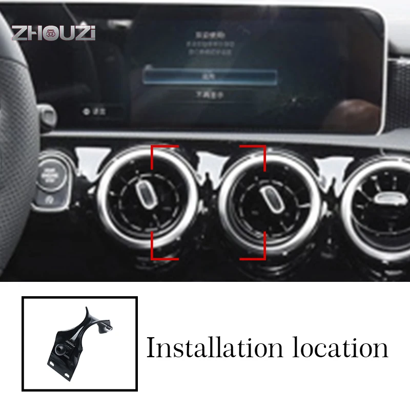 car wireless charger car mobile phone holder mounts gps stand bracket for mercedes benz a class cla w177 w118 c118 accessories free global shipping