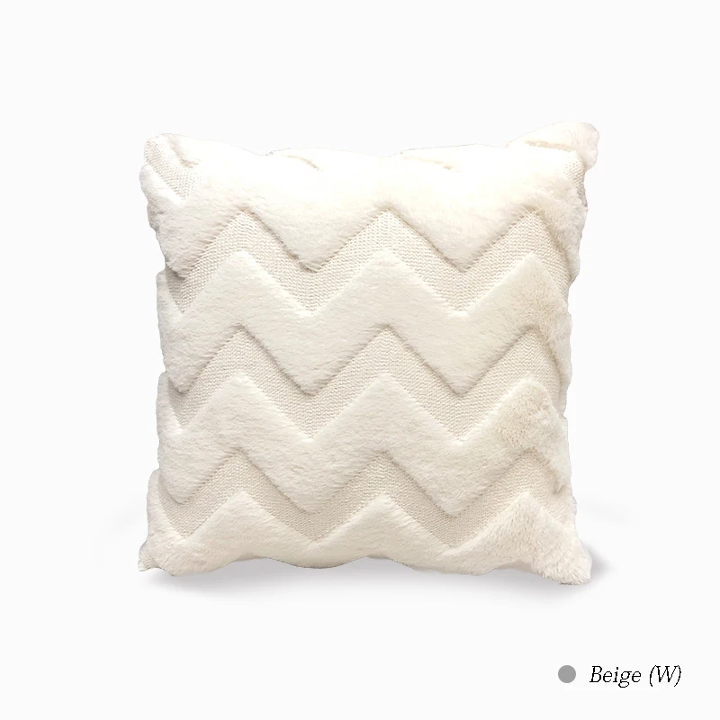 

High Quality Home Hotel Elegant Pillow Case With Cushion Soft Polyester Cushion Covers Soild Color Beige Gray Black Cushion Case