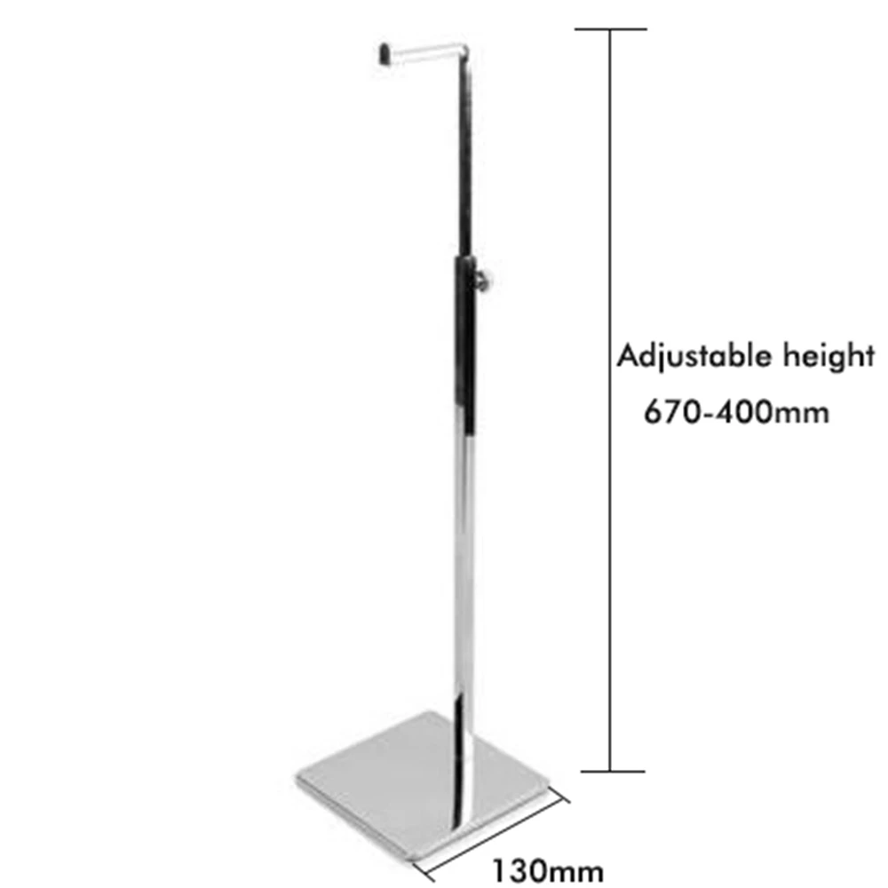Модный счетчик регулируемая хромированная сумка кошелек подставка для ожерелья