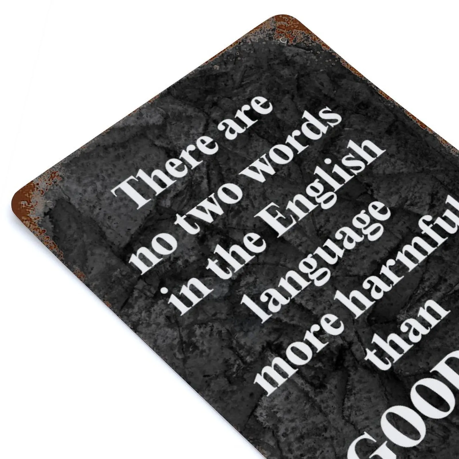 

Good Job Printed Retro Metal Poster Home Wall Decoration Tin Sign Plaque