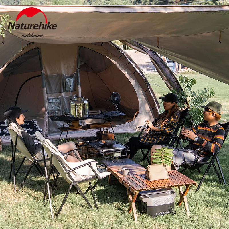 Ультралегкий складной стул Naturehike из алюминиевого сплава поручни для отдыха на