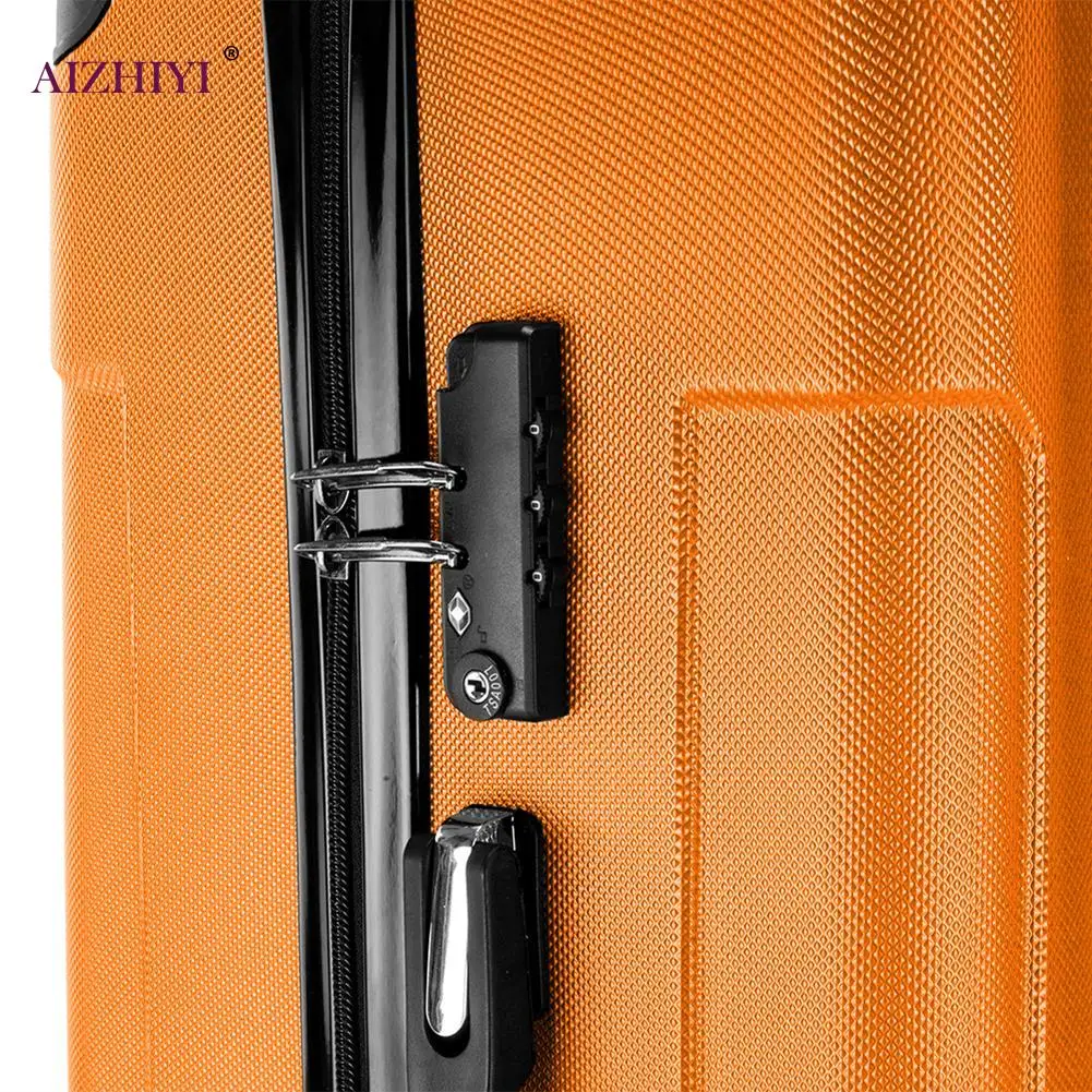 

Orange Case Portable Trolley Suitcase 20"/24"/28" Cabin Luggage On Wheels