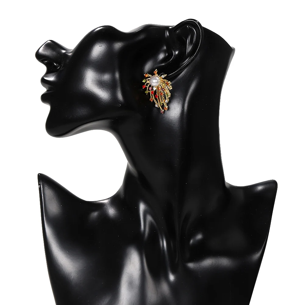 

Best Lady Shiny Crystal Fireworks Fringe Earrings For Women 2021 New Trendy Fashion Jewelry Contracted and the Atmosphere Bijoux