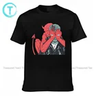 Футболка с короткими рукавами и принтом Queen Of The Stone Age, забавная Классическая футболка из 100 хлопка, Мужская футболка оверсайз