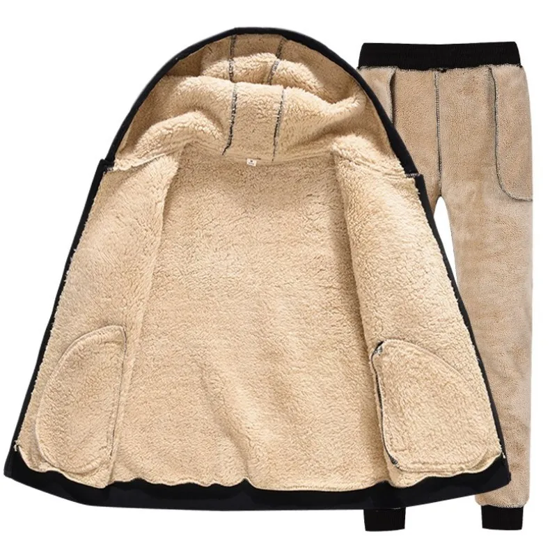 Зимняя мужская куртка с капюшоном шерстяная подкладка теплый мужской спортивный