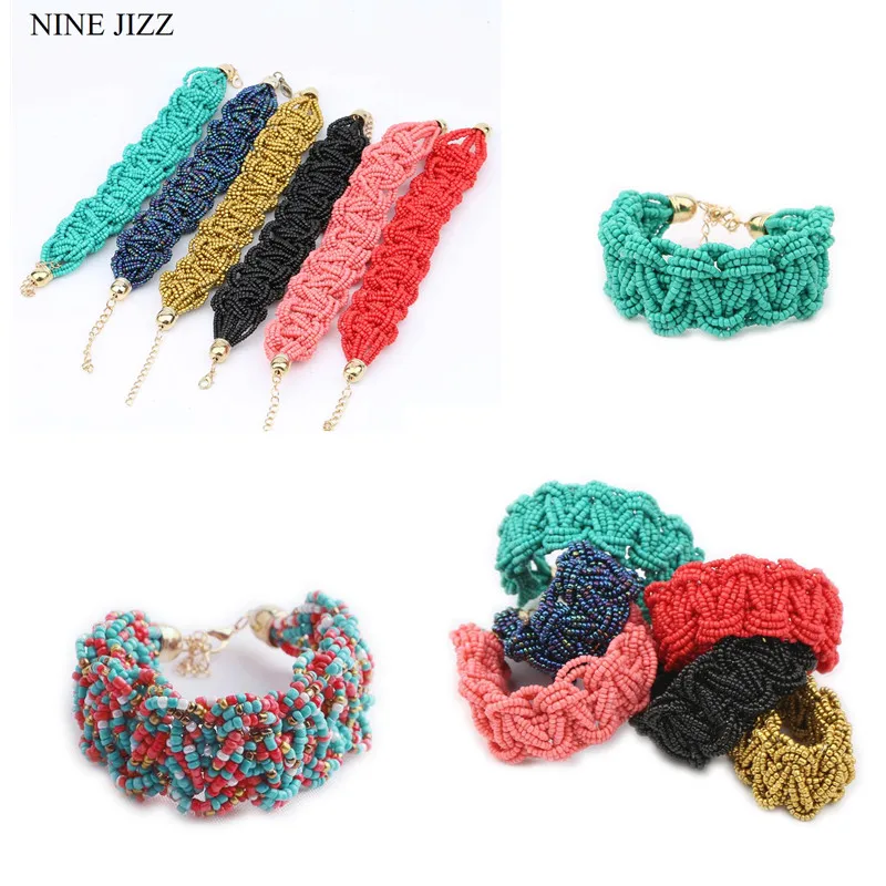 Богемные летние браслеты ручной работы с бусинами цепочки в Звездном стиле