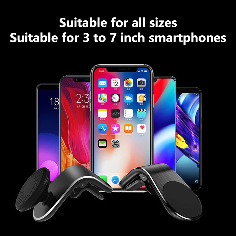 Магнитный автомобильный держатель для телефона в на вентиляционное отверстие