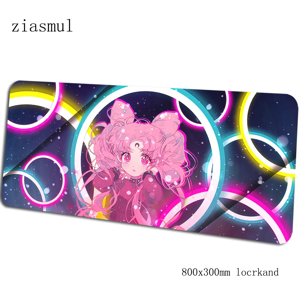 Sailor moon padmouse 80x30 см игровой коврик для мыши милый большой коврик для мыши геймер компьютерный Настольный коврик для ПК notbook mousemate - Цвет: pattern 10