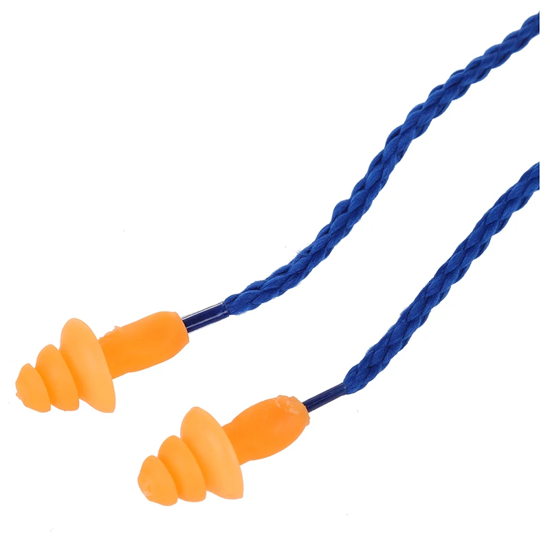 

5 Pair Tree Shape Soft Safety Soft Silicone Ear Plugs Hearing Protection Muffs