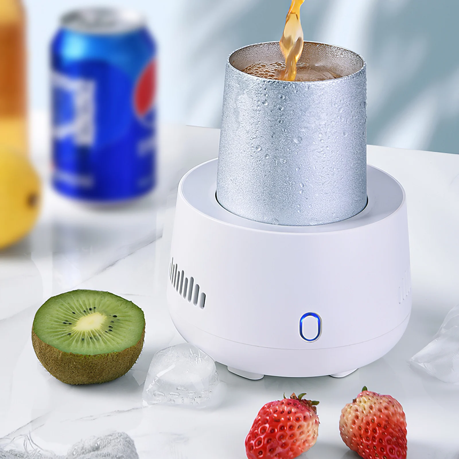 

Beverage Fast Cooler Cup Electric Beer Wine Bottle Can Water Soda Drinks Cooling Mug Portable Beverage Cooler Cooling Tools