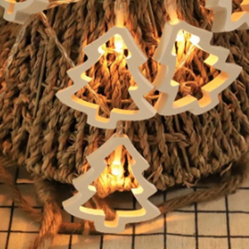 1 5 м 10 LED Деревянная звезда любовное дерево полоса огни детский душ