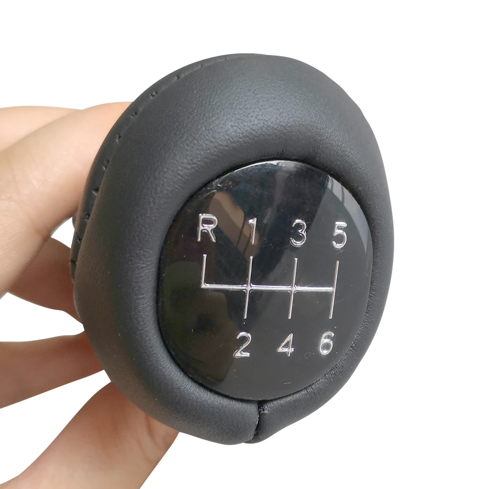 Ручка переключения передач из натуральной кожи 3d логотип для BMW E90 E60 E39 E36 E46 E87 E30 X5
