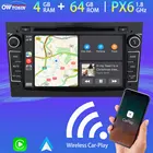 Автомобильный мультимедийный проигрыватель PX6 4 Гб + 64 ГБ Android 10,0 GPS радио плеер для Opel Vivaro Meriva Vectra C B Zafira B Insignia Combo Signum Stereo