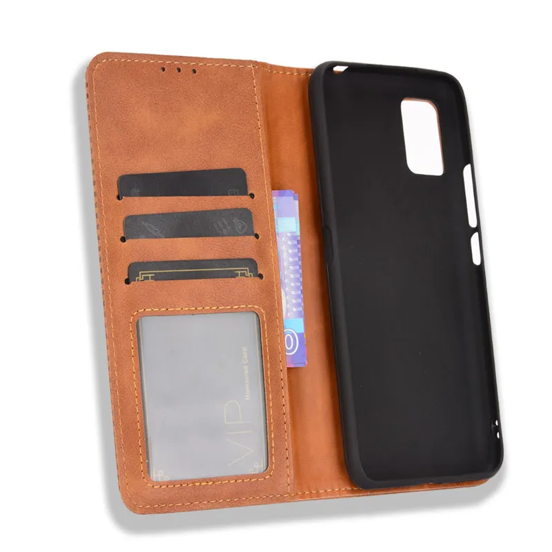 suitable for umidigi a7s flip phone case umidigi a7s folding leather retro luxury wallet protective case free global shipping