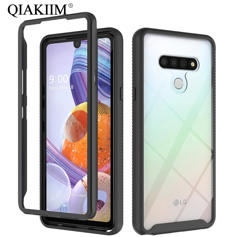 Противоударный чехол для LG Velvet G8X G8 ThinQ V50S V50 V60 K40S K51 K51S K61 K41S K31 K40 Stylo 6 5 PC + TPU Защитный