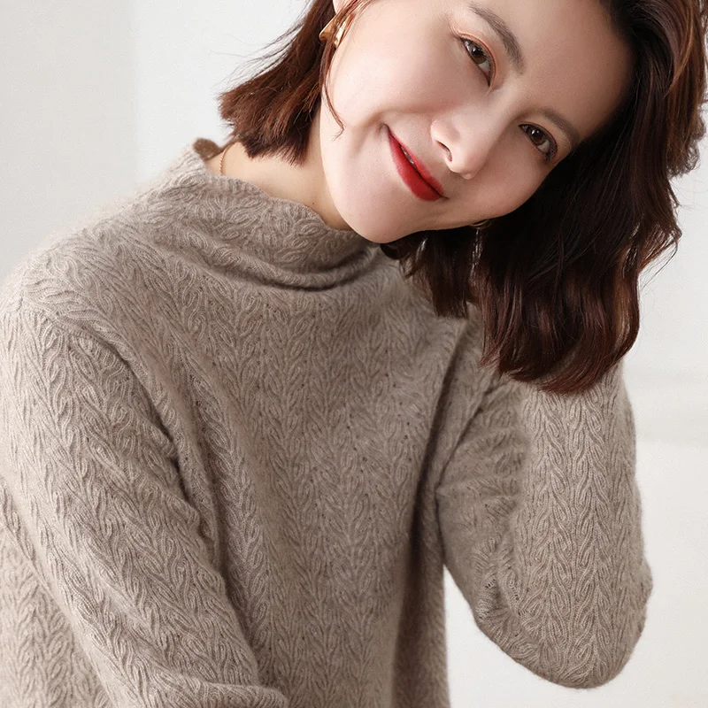 2019 горячая распродажа Женские джемперы 100% коза Кашемир Вязание мягкие свитеры