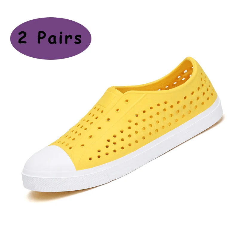 2 пары тапочек Тапочки для мальчиков Детские пляжные сандалии унисекс на плоской