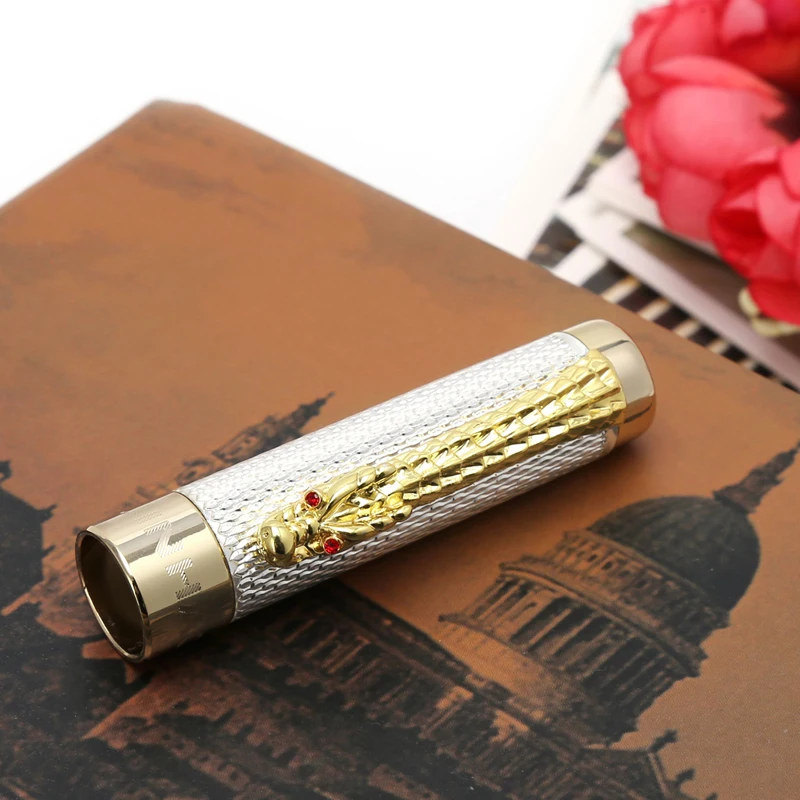 

Classic Jinhao 1200 Complete Roller Ball Pen Dragon Clip X3UE