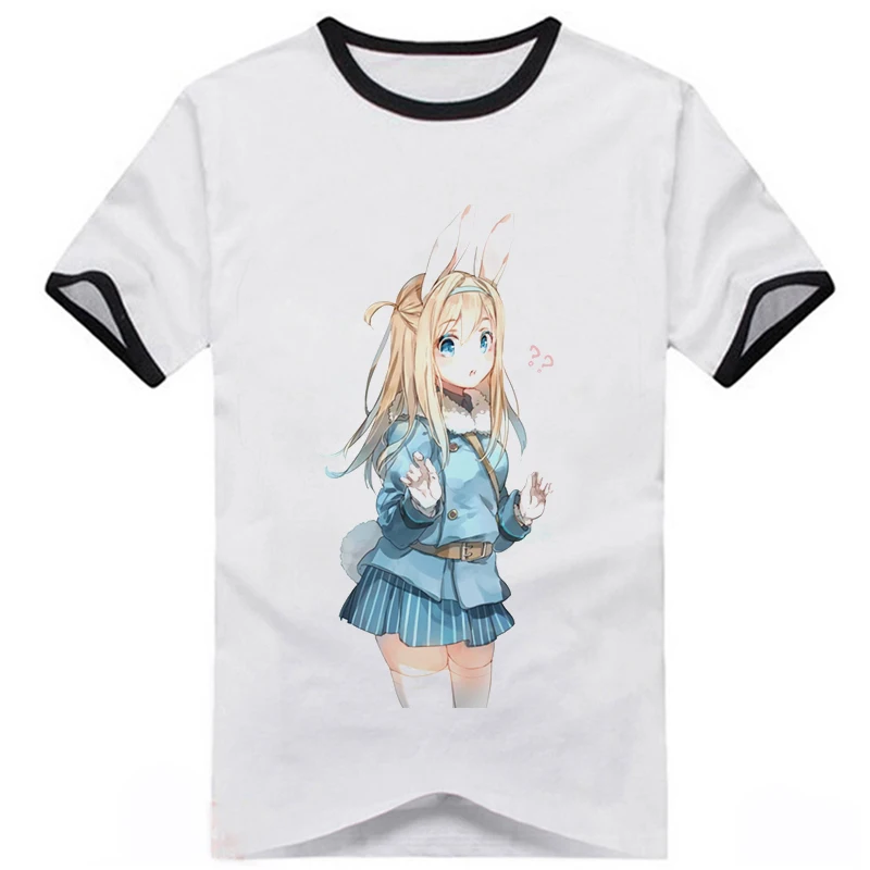 

New hot Girls' Frontline anime tshirt Unisex Casual Short Sleeve Tshirt cute print Tee