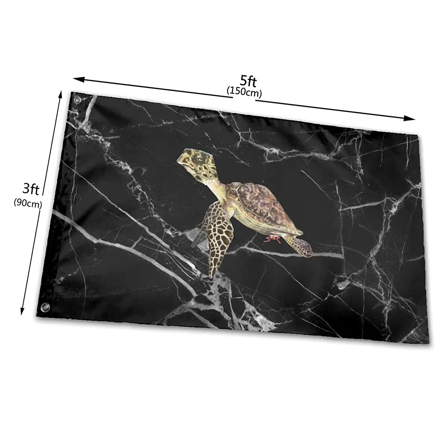 Флаг морской черепахи 3x5 баннер садовые флаги для дома уличный флаг | Дом и сад