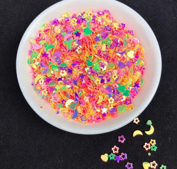 12 г/лот Slime Подвески ПВХ DIY Морская звезда оболочки шарма сердца для Slime наполнители Подвески UV шармы - Окраска металла: 13