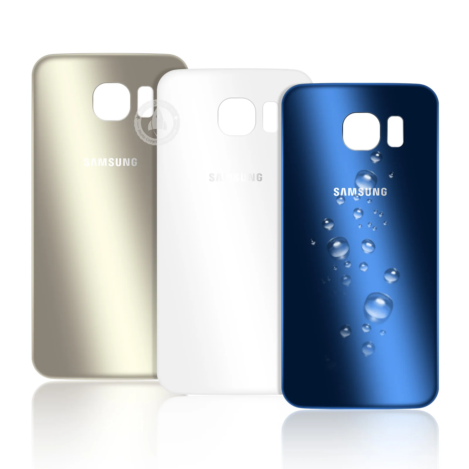 S6 G920 задняя крышка для samsung Galaxy S6 G920F задняя крышка батарейного отсека задняя крышка корпуса чехол для samsung S6 G920 Крышка батарейного отсека