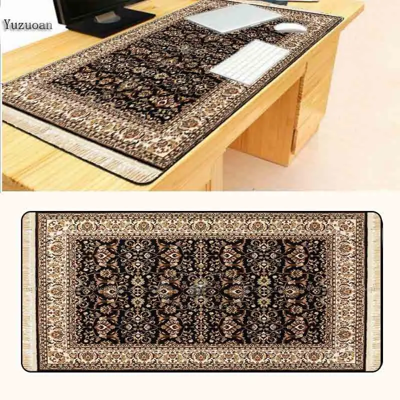 300X600X2MM Yuzuoan персональный персидский ковёр, ковровое колесо, оверлок, коврик для мыши XL 900*400 мм, профессиональные продукты на заказ, большой Настольный коврик - Цвет: 300X600X2MM