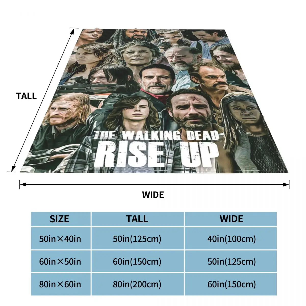 Флисовое одеяло с Риком Гримс Дэрил Диксон мягкое покрывало для спальни дивана