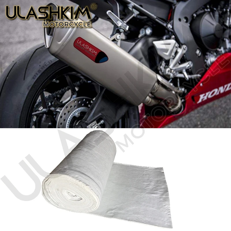 Глушитель выхлопной трубы мотоцикла высокотемпературный Стекловолоконный
